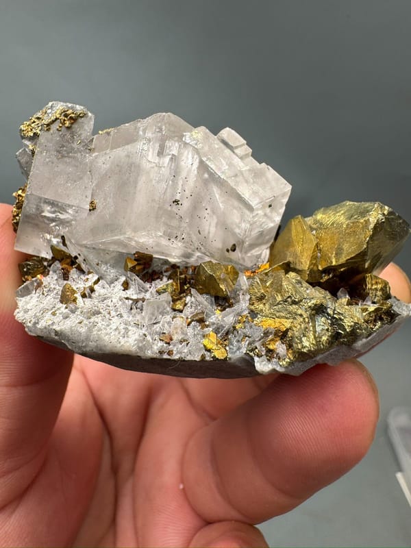 Chalcopyrite from Hebei, China, individual mineral specimen view 6