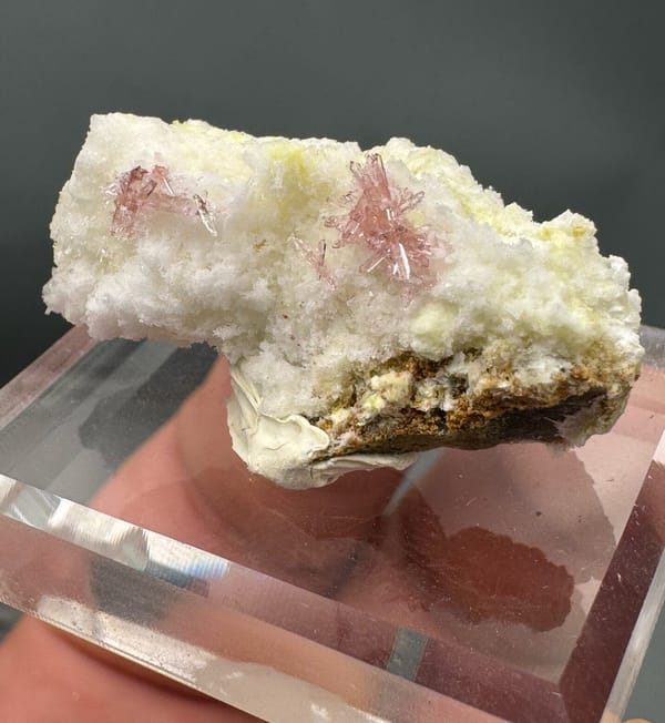 Creedite from Guizhou, China, individual mineral specimen view 3