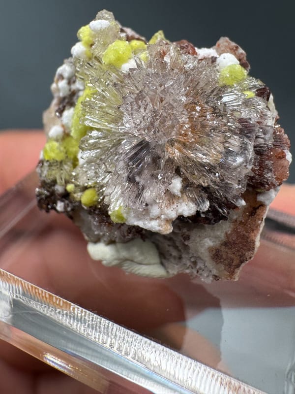 Creedite from Guizhou, China, individual mineral specimen view 2