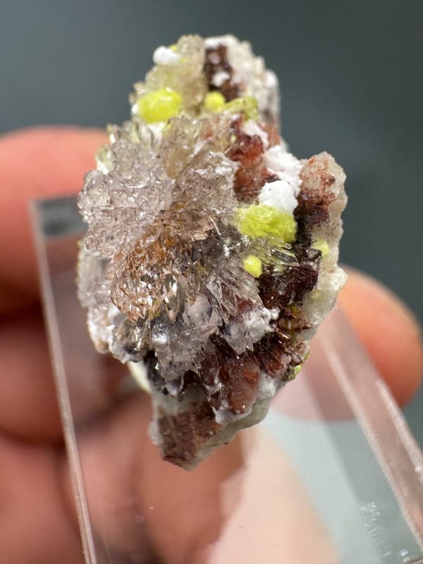 Creedite from Guizhou, China, individual mineral specimen view 5