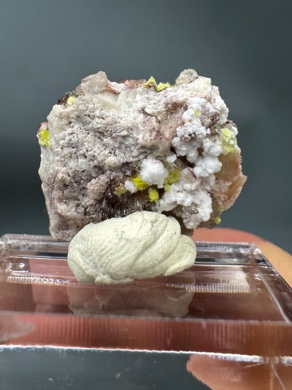 Creedite from Guizhou, China, individual mineral specimen view 8