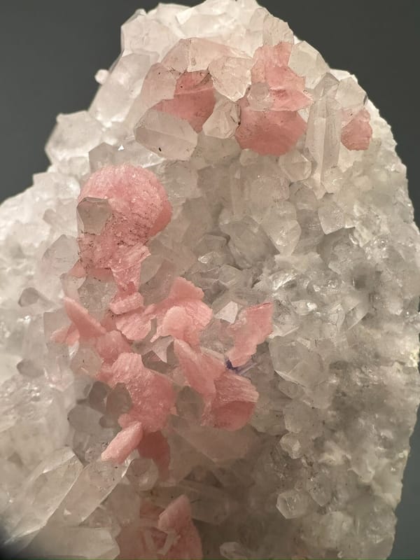 Rhodochrosite from Wuzhou, Guangxi, China, individual mineral specimen view 2
