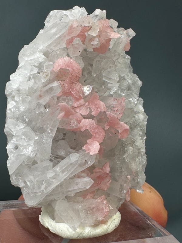 Rhodochrosite from Wuzhou, Guangxi, China, individual mineral specimen view 3