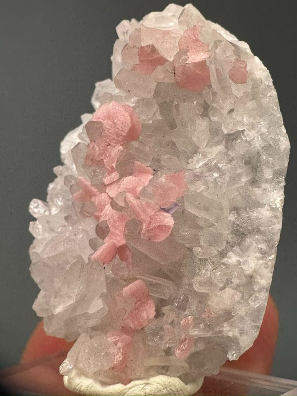 Rhodochrosite from Wuzhou, Guangxi, China, individual mineral specimen view 4