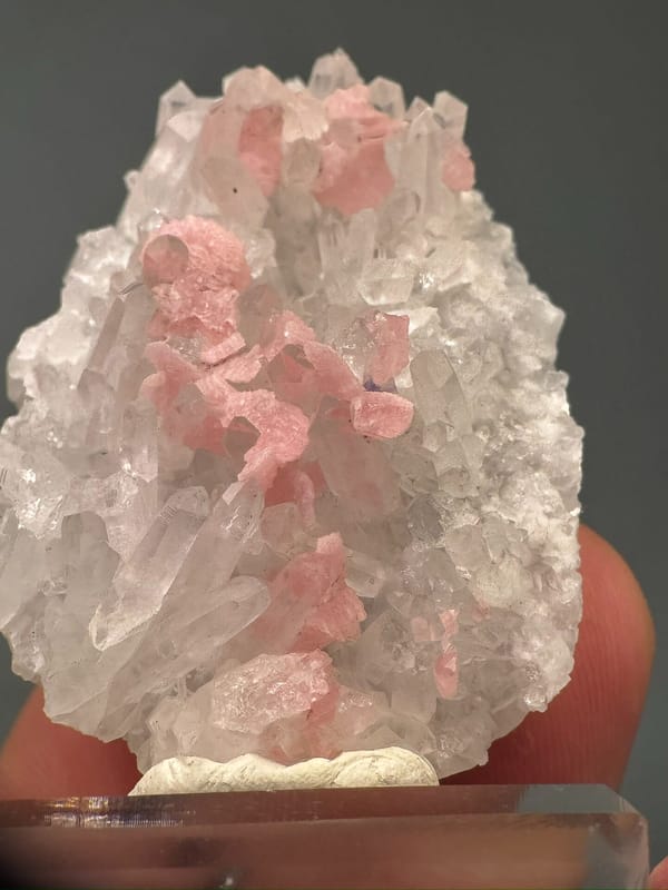 Rhodochrosite from Wuzhou, Guangxi, China, individual mineral specimen view 5