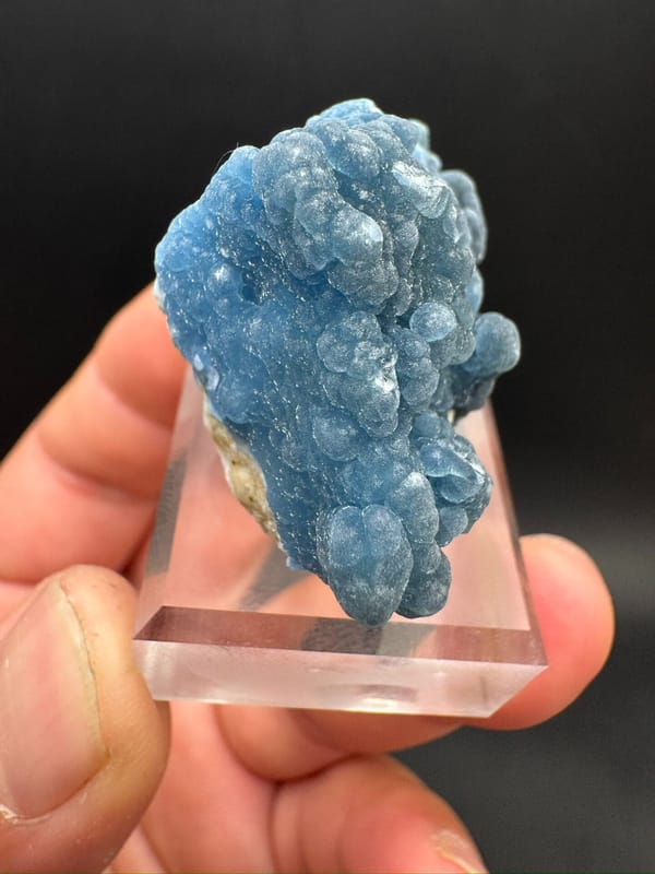 Plumbogummite from Guangxi, China, individual mineral specimen view 6