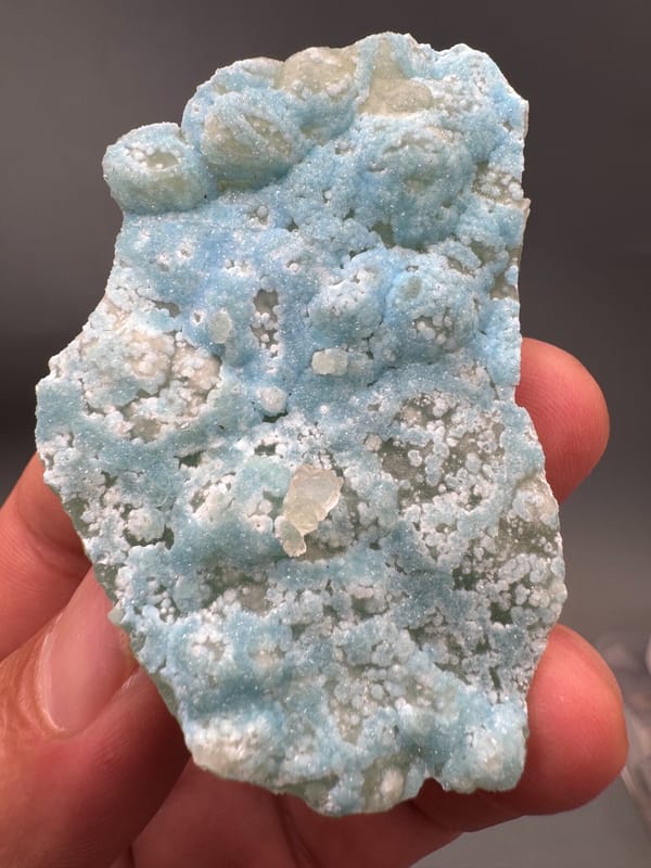 Hemimorphite from Yunnan, China, individual mineral specimen view 1
