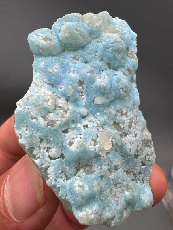 Hemimorphite from Yunnan, China, individual mineral specimen view 4