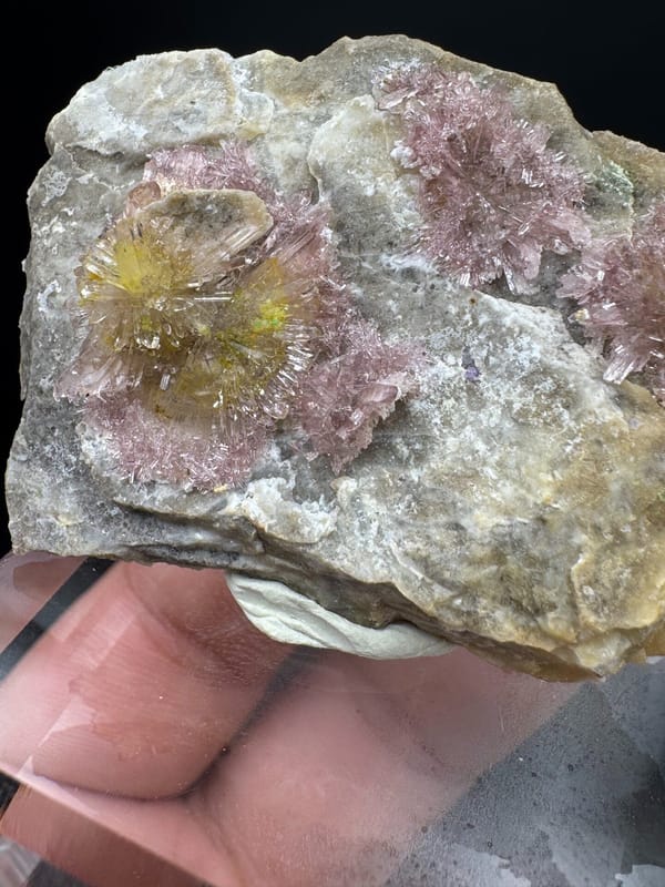 Creedite from Guizhou, China, individual mineral specimen view 3