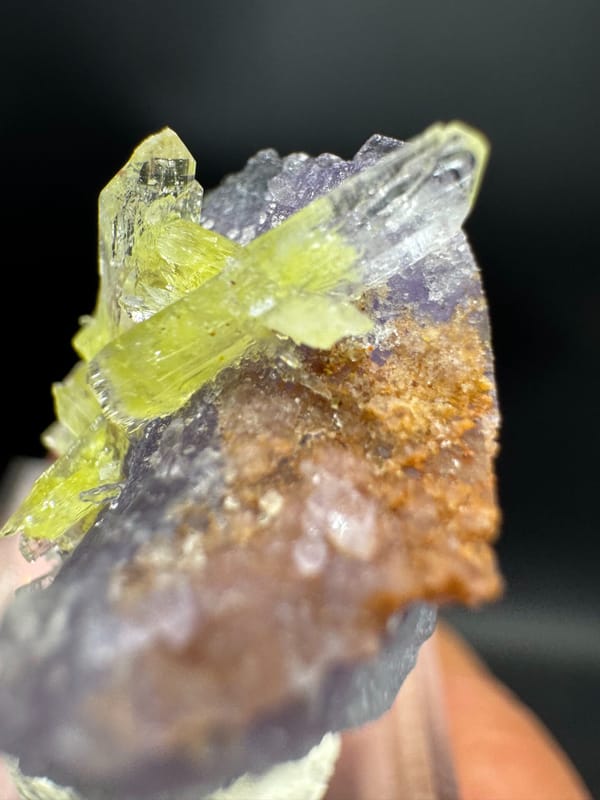 Creedite from Qinglong Co., Guizhou, China, individual mineral specimen view 6