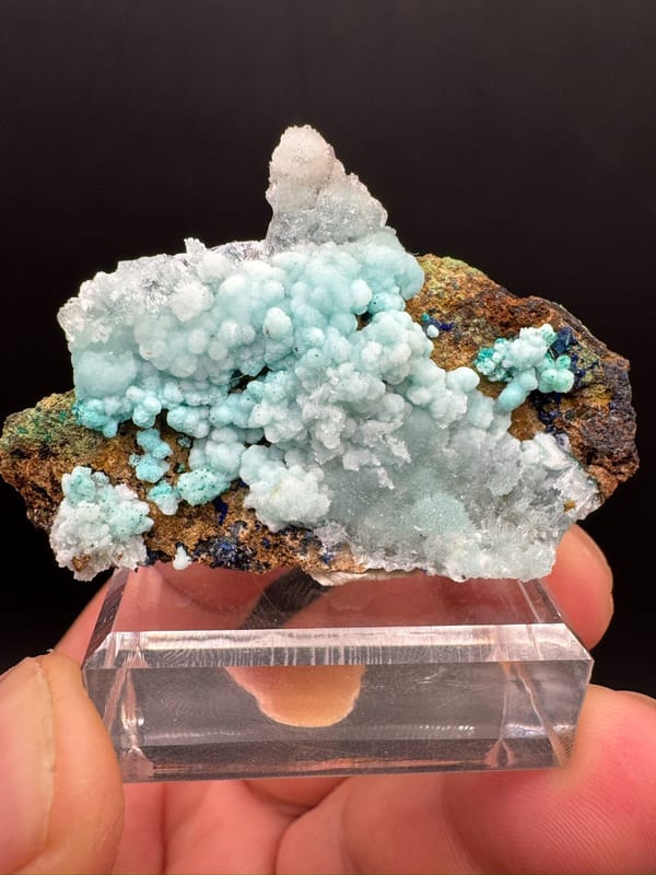 Aragonite from Yunnan, China, individual mineral specimen view 1