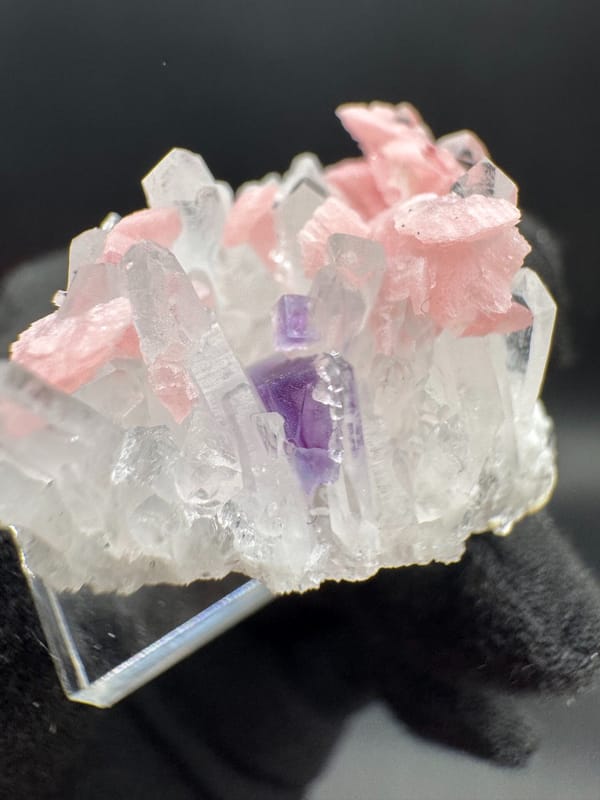 Rhodochrosite from Wuzhou, Guangxi, China, individual mineral specimen view 1
