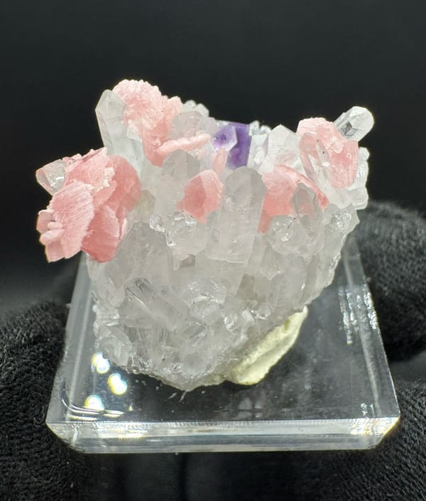 Rhodochrosite from Wuzhou, Guangxi, China, individual mineral specimen view 2