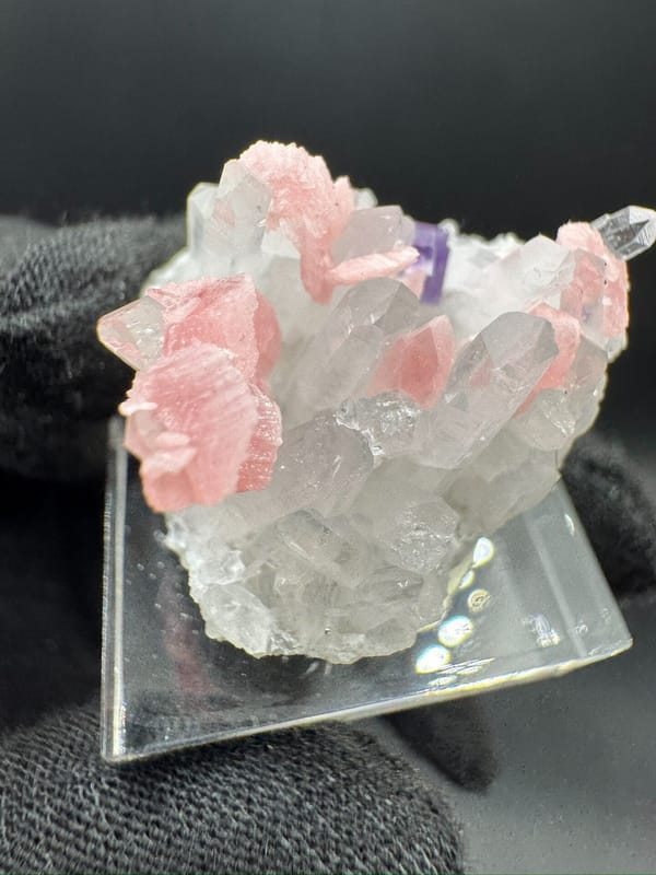 Rhodochrosite from Wuzhou, Guangxi, China, individual mineral specimen view 5