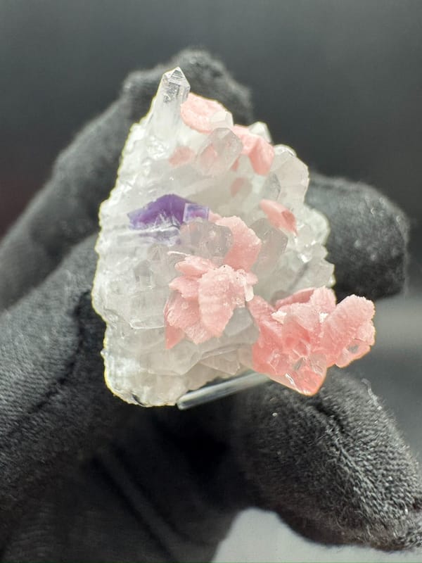Rhodochrosite from Wuzhou, Guangxi, China, individual mineral specimen view 7