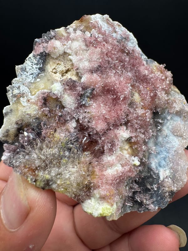 Creedite from Guizhou, China, individual mineral specimen view 3