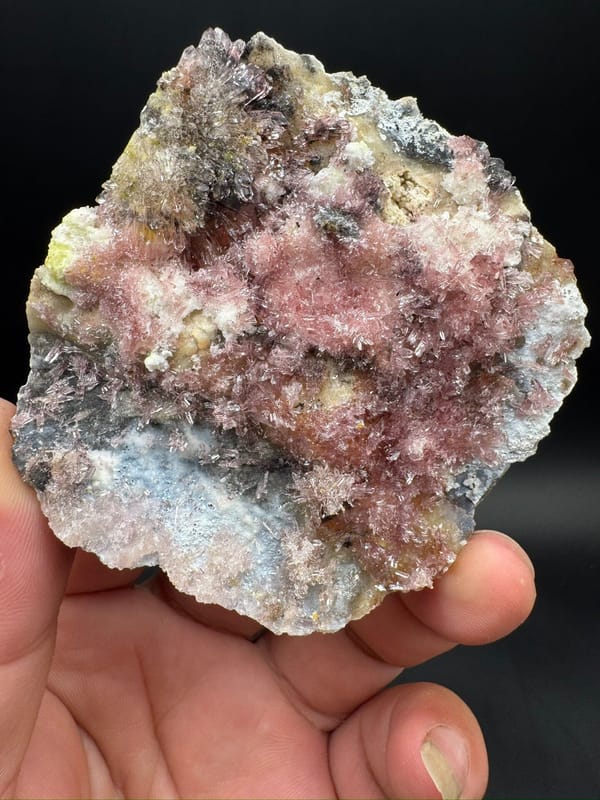 Creedite from Guizhou, China, individual mineral specimen view 6