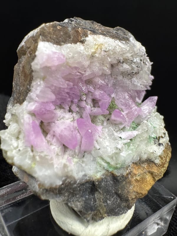 Cobaltoan calcite from Yunnan, China, individual mineral specimen view 4