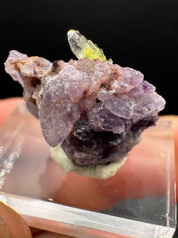 Creedite from Qinglong Co., Guizhou, China, individual mineral specimen view 5