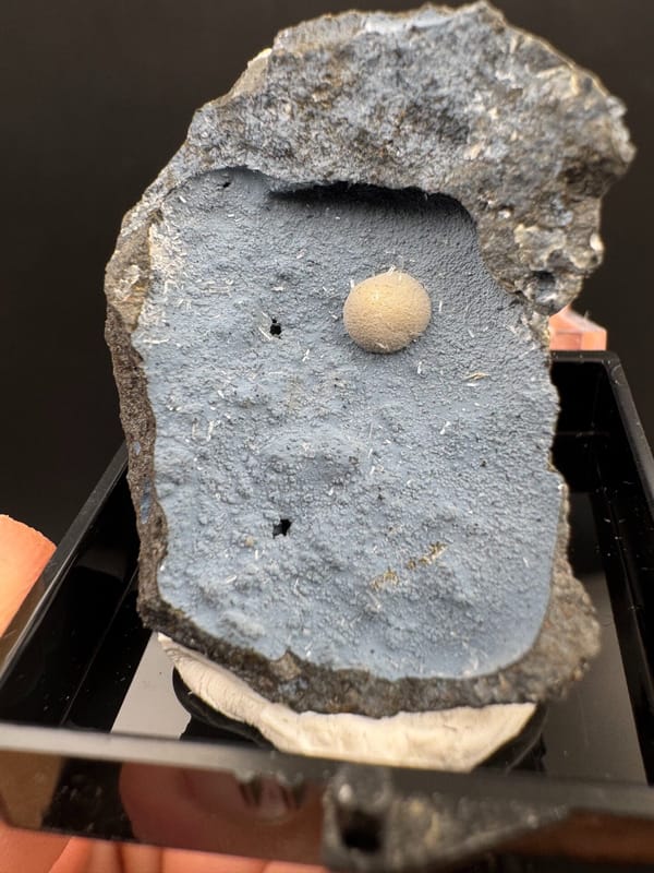 Calcite from Zhejiang, China, individual mineral specimen view 3