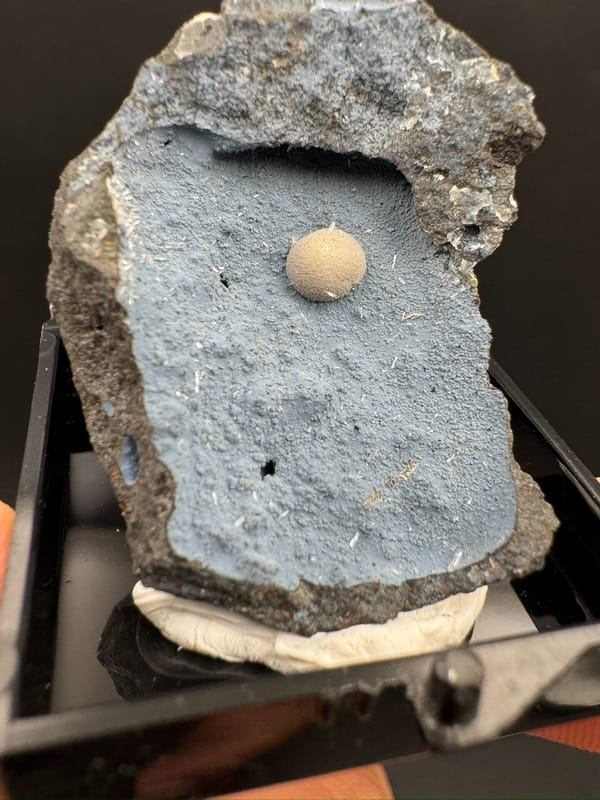Calcite from Zhejiang, China, individual mineral specimen view 4