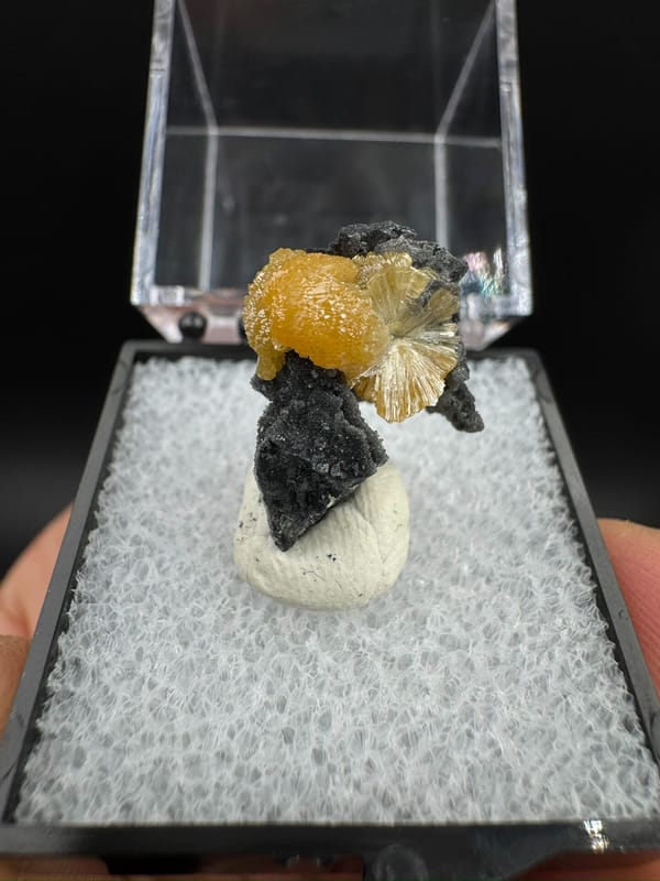 Stibiconite from Hunan, China, individual mineral specimen view 1
