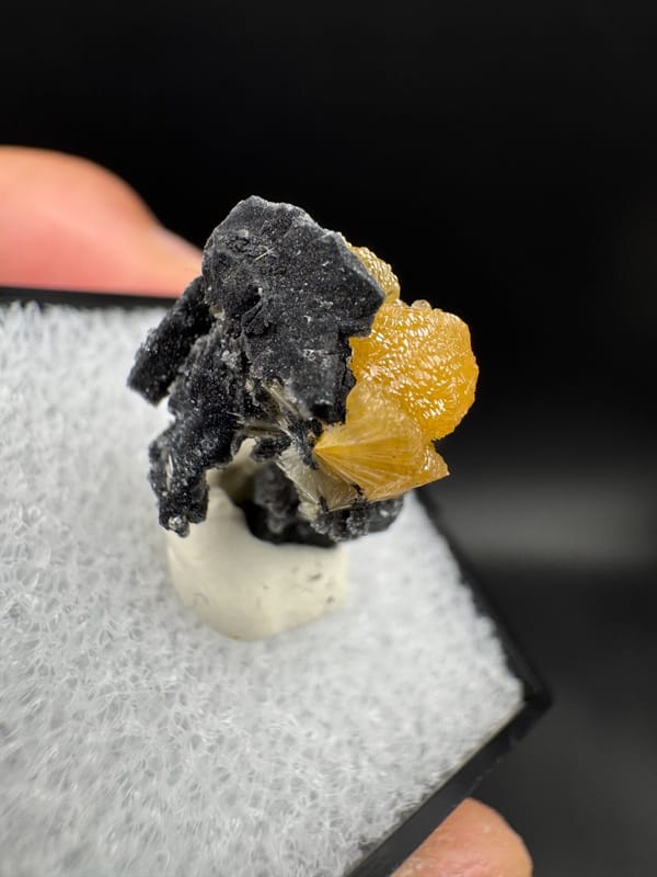 Stibiconite from Hunan, China, individual mineral specimen view 2