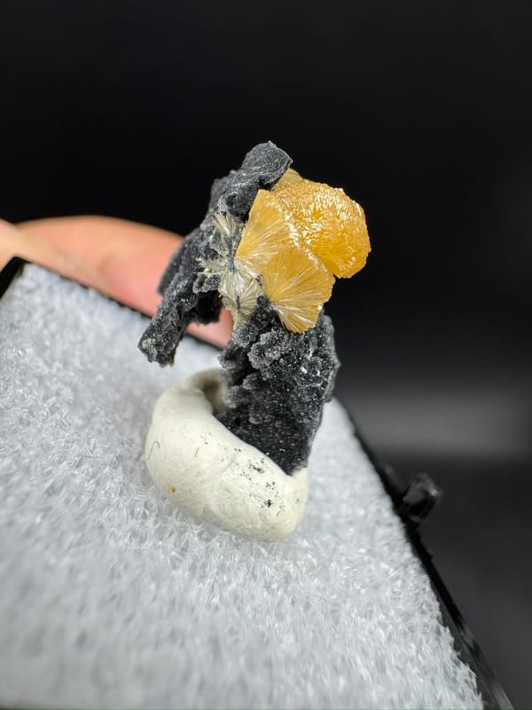 Stibiconite from Hunan, China, individual mineral specimen view 4