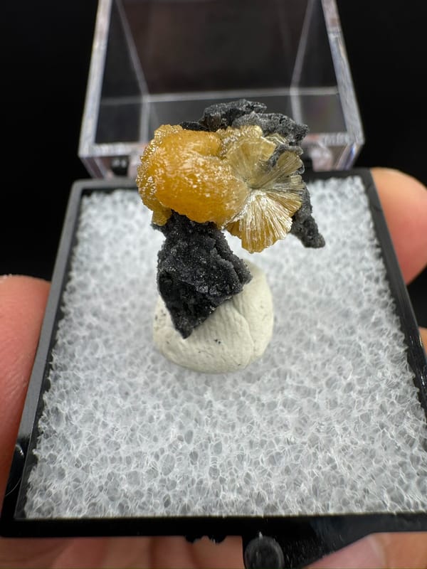 Stibiconite from Hunan, China, individual mineral specimen view 5