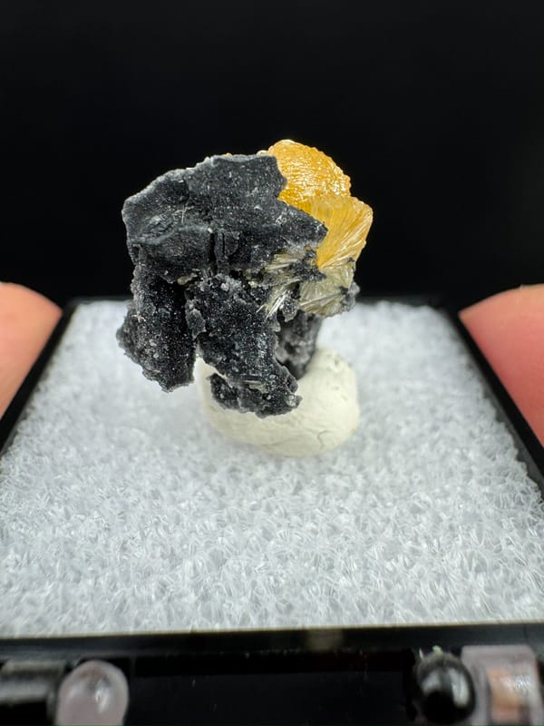 Stibiconite from Hunan, China, individual mineral specimen view 6