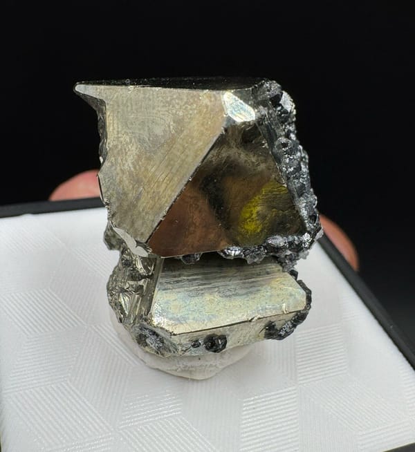 Pyrite from Peru, individual mineral specimen view 3