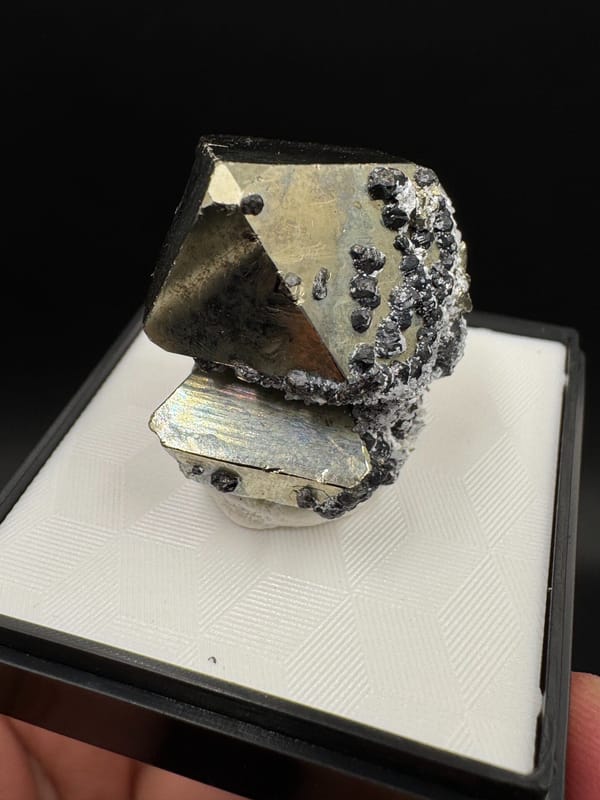 Pyrite from Peru, individual mineral specimen view 4