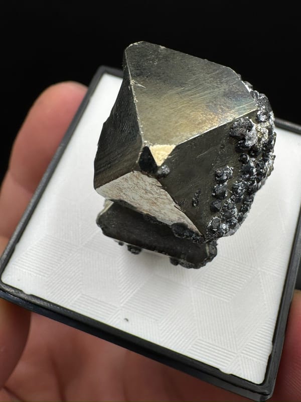 Pyrite from Peru, individual mineral specimen view 5