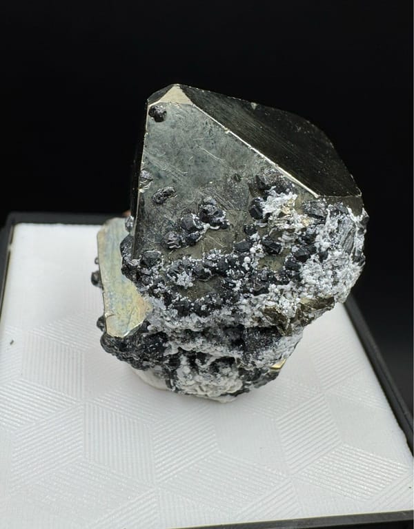 Pyrite from Peru, individual mineral specimen view 6