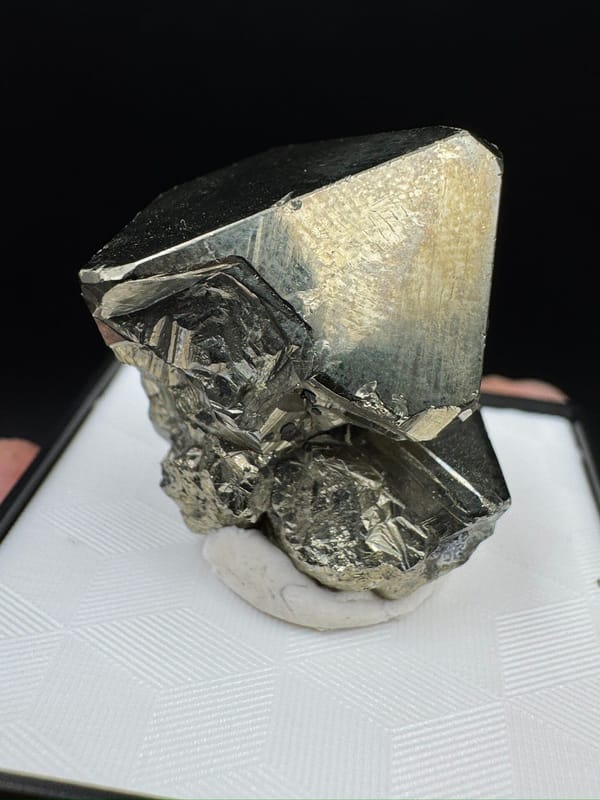 Pyrite from Peru, individual mineral specimen view 9