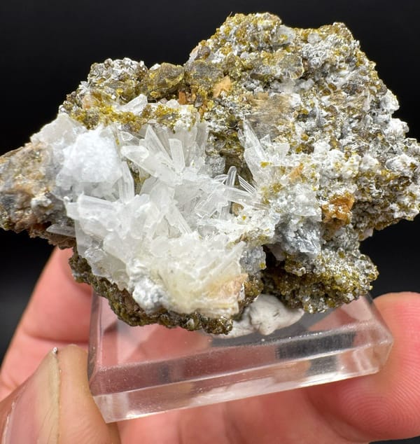 Hydroboracite from Inner Mongolia, China, individual mineral specimen view 2