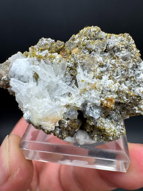 Hydroboracite from Inner Mongolia, China, individual mineral specimen view 3
