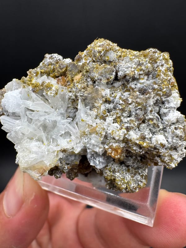 Hydroboracite from Inner Mongolia, China, individual mineral specimen view 4