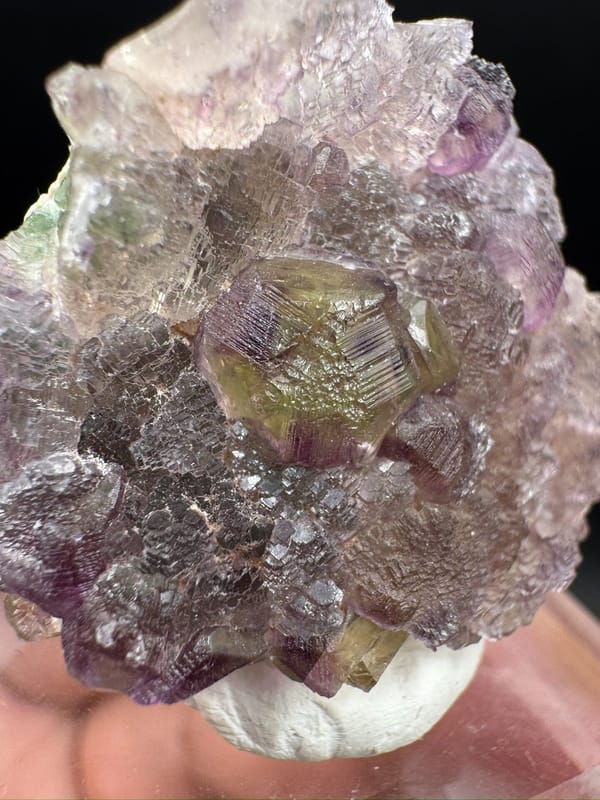 Fluorite from Liaoning, China, individual mineral specimen view 2