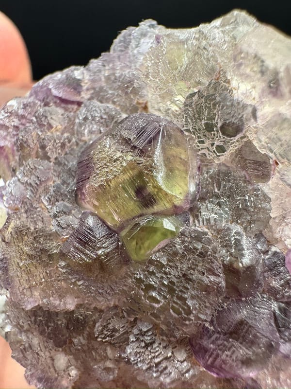 Fluorite from Liaoning, China, individual mineral specimen view 3