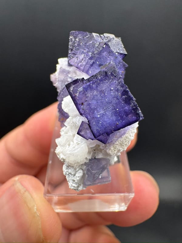 Fluorite from Xinjiang, China, individual mineral specimen view 8