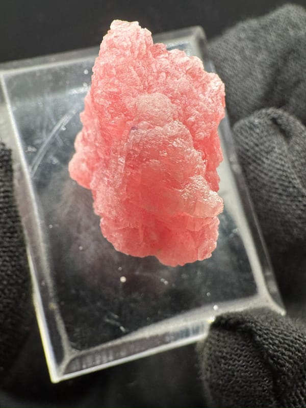 Rhodochrosite from Guangxi, China, individual mineral specimen view 3