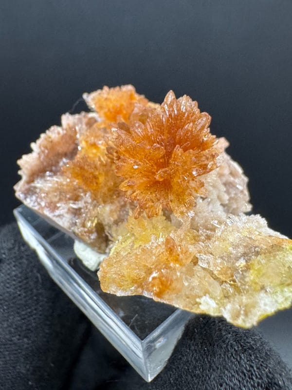 Creedite from Guizhou, China, individual mineral specimen view 3