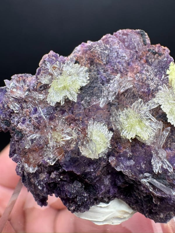 Creedite from Qinglong Co., Guizhou, China, individual mineral specimen view 3