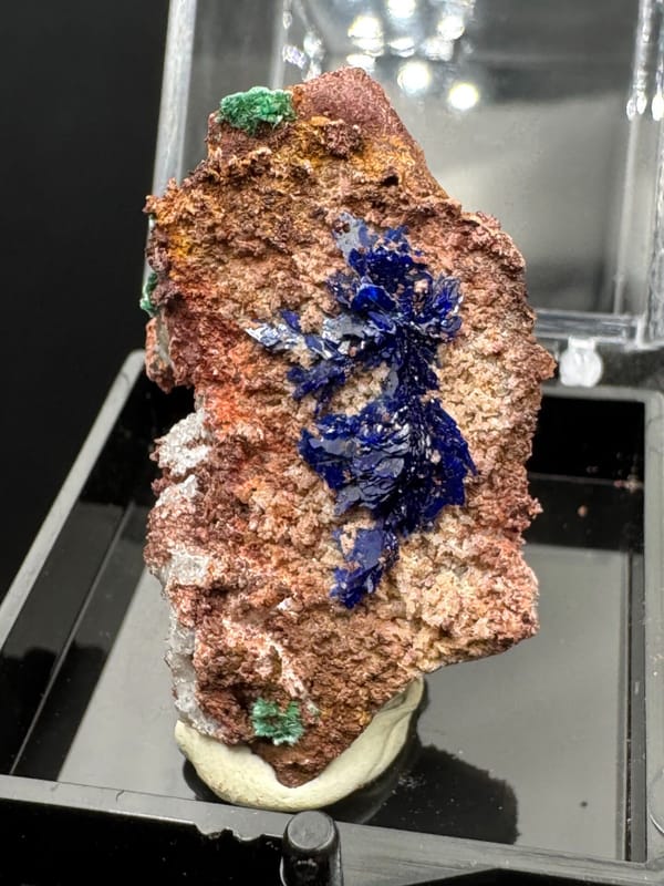 Azurite from Guizhou, China, individual mineral specimen view 5