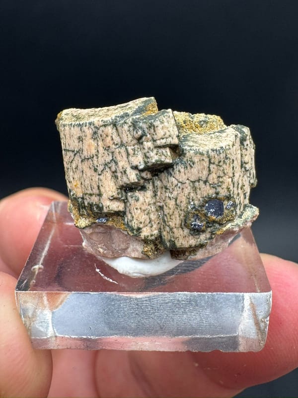 Potassium feldspar from Shandong, China, individual mineral specimen view 6