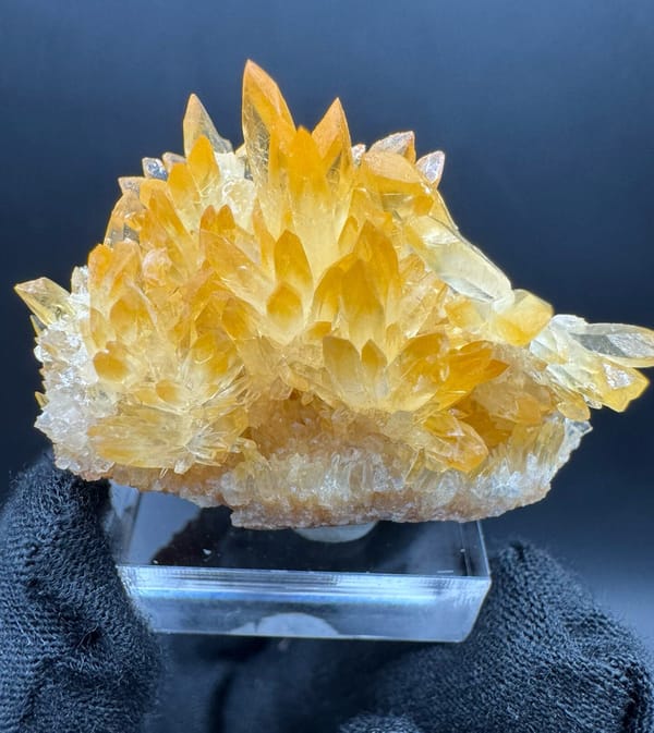 Calcite from Yunnan, China, individual mineral specimen view 1
