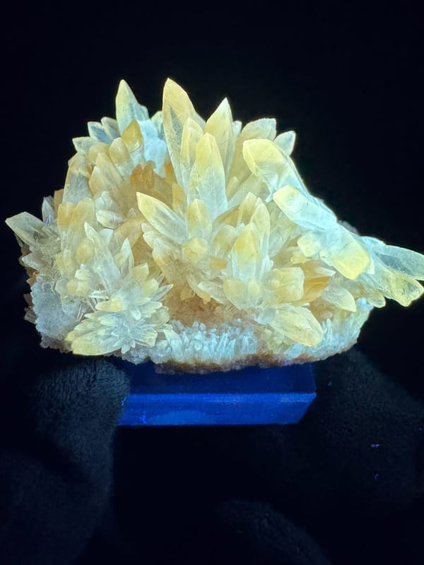 Calcite from Yunnan, China, individual mineral specimen view 2