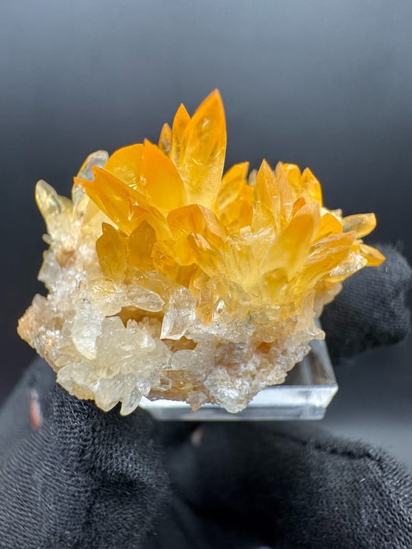Calcite from Yunnan, China, individual mineral specimen view 3