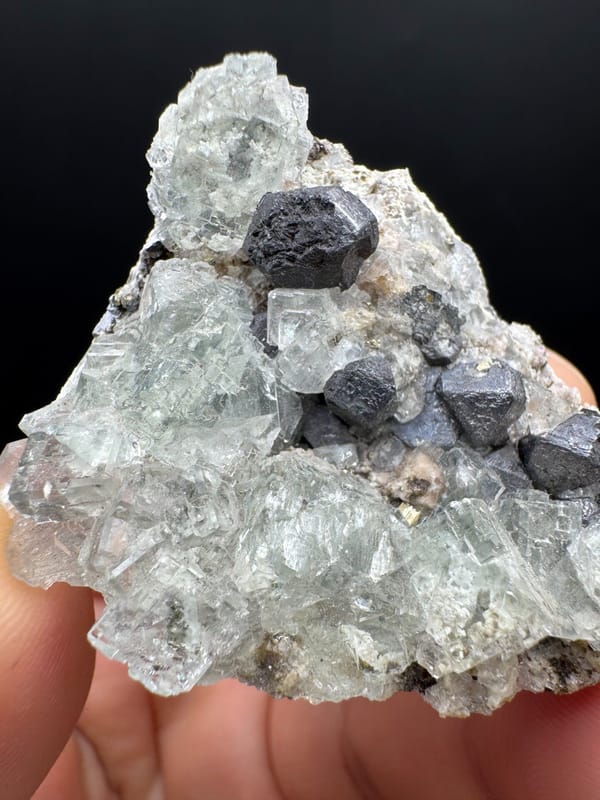 Galena from Wuzhou, Guangxi, China, individual mineral specimen view 3